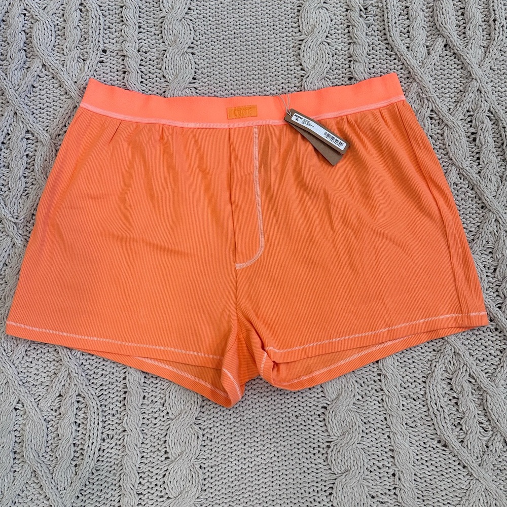 SKIMS Coral Boxer Briefs